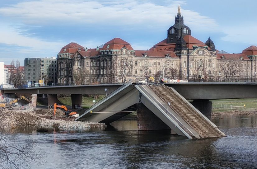 Die Abrissarbeiten am Zug C pausieren seit Mitte Februar.