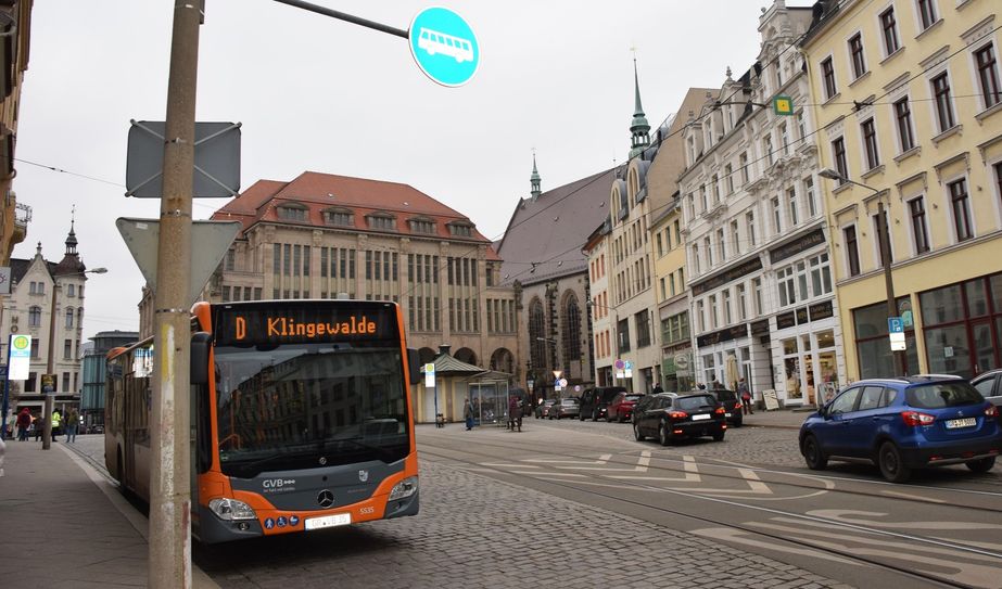 Auch das Verkehrsaufkommen am Görlitzer Demianiplatz wird etwas entzerrt.