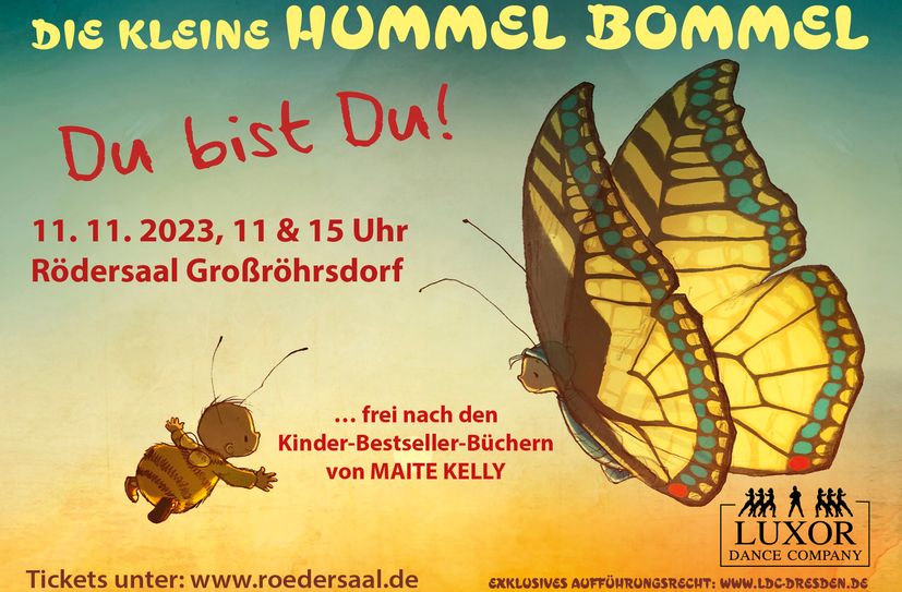 Die kleine Hummel Bommel erobert die Bühne.