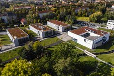 Luftaufnahme Haus Z IV und Z IV a-c von der Zittauer Hochschule. Bildrechte: Hochschule Zittau/Görlitz