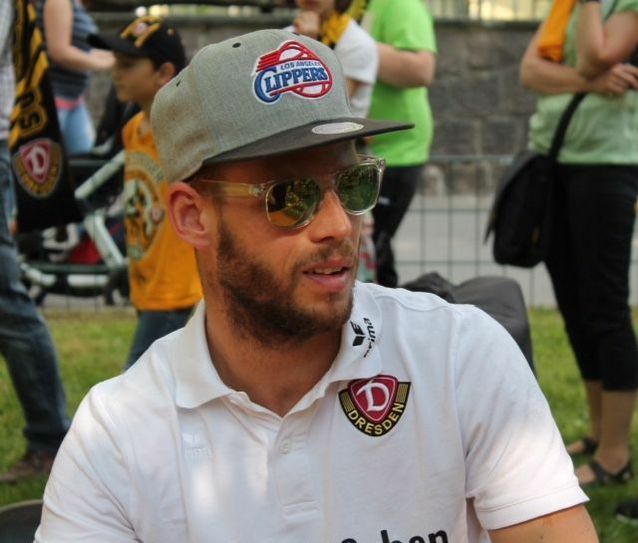 Ex-Dynamo Justin Eilers unterstützt den Spendenlauf und wäre gern dabei. Foto: Büttner