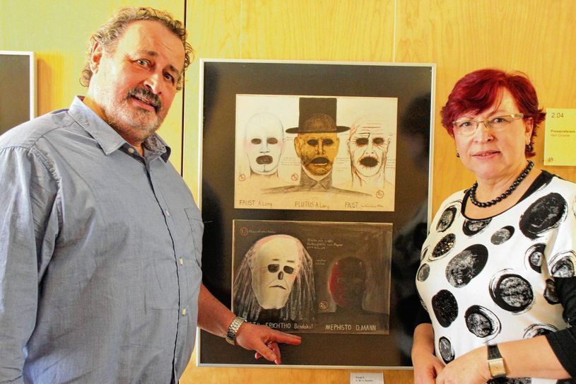 Elke Rößiger initiiert und Hans-Peter Rößiger. Foto: jw