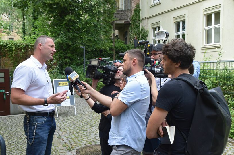 Für Sebastian Wippel stimmten am Sonntag 44,8 Prozent der Wahlberechtigten. Foto: Matthias Wehnert