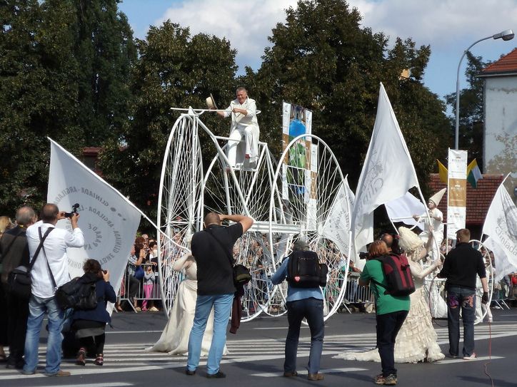 Anlass des jährlichen Treffens war das Weinfest von Zielona Góra. Foto: Elvira Fischer