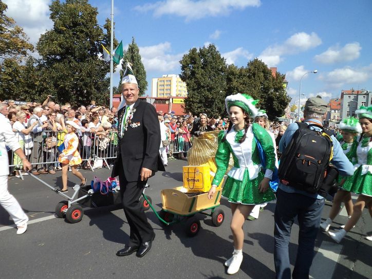 Cottbuser Vereine präsentierten sich am Wochenende in der polnischen Partnerstadt. Foto: Elvira Fischer