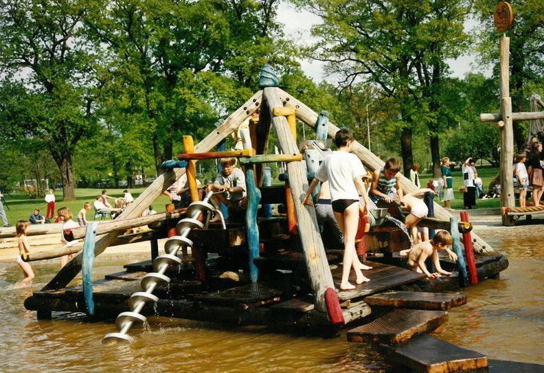 Die Bürgerstiftung plant, den Wasserspielplatz wieder herzustellen. Foto: Stiftung