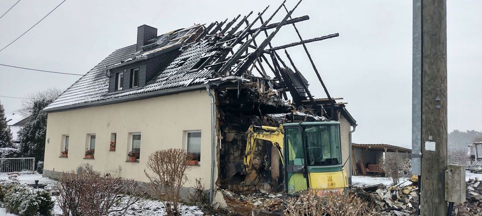 Im Oktober vergangenes Jahres brannte das Wohnhaus von Dieter Siering und seiner Familie zu zwei Drittel komplett aus.