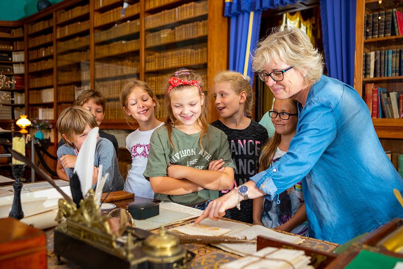 Entdeckungstour im Schloss Branitz.