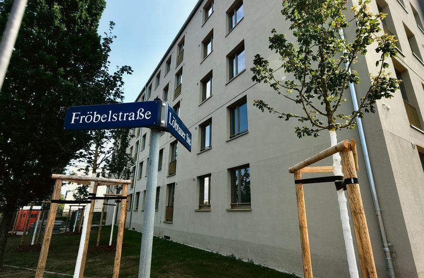 Die Ecke Fröbelstraße/Löbtauer ist "mitten im Leben".