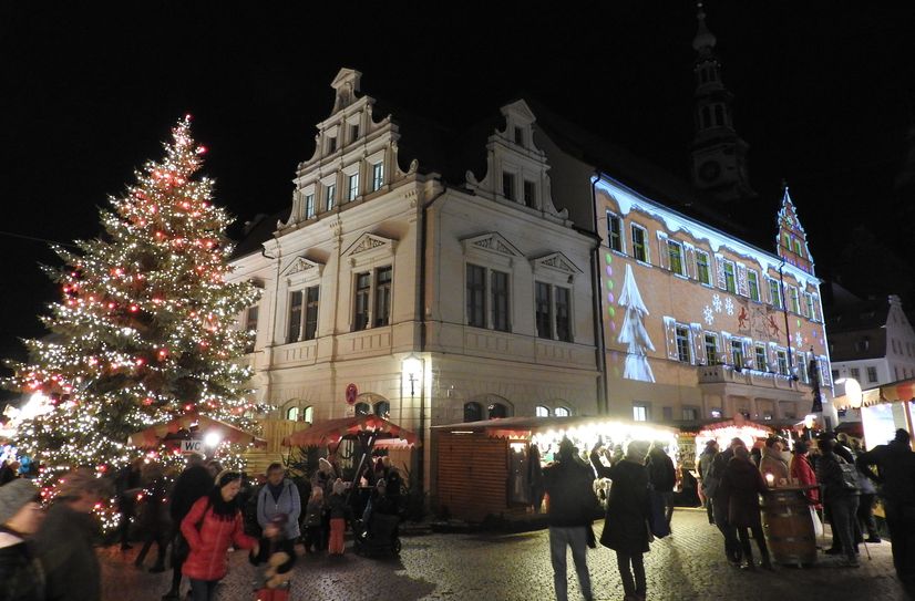 Am Montag herrschte auf dem Canalettomarkt in Pirna ungewöhnliche Stille.