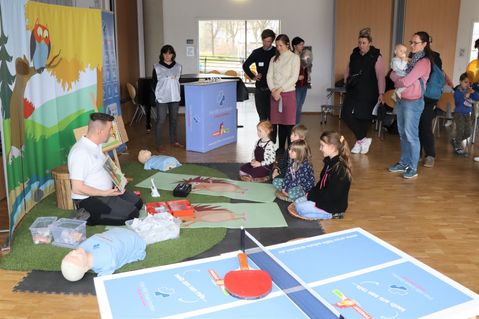 Workshop für Kinder zum Tag des Gesundheitsamtes im Jahr 2024. Foto: Anja Schmiedgen-Pietsch