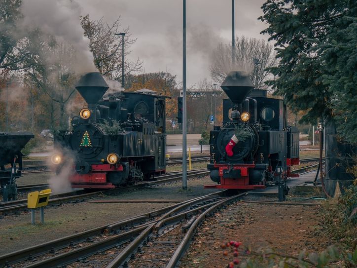 Ein wichtiger Hinweis: Es ist Adventszeit und draußen ist es kalt. Daher bittet der Verein zur Förderung der Cottbuser Parkeisenbahn e.V. alle Fahrgäste ausreichend warme Kleidung und Decken mitzubringen!
