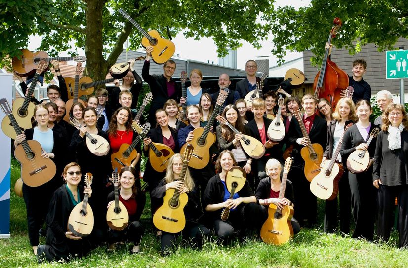 Das Bundinstrumentenorchester B.I.O. der Städtischen Musikschule „Heinrich-Schütz-Konservatorium Dresden“.