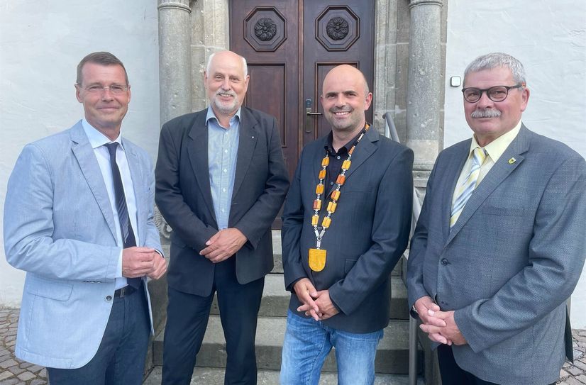 Peter Rogalla, Wolfram Beck, Jens Richter und Paul Bruse (vo.li.na.re.).
