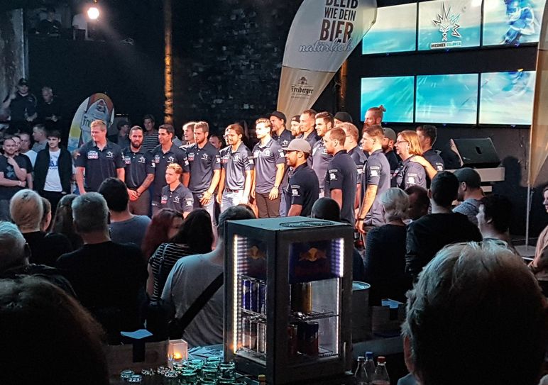 Teampräsentation 2017 im Club PIER15. Foto: Büttner