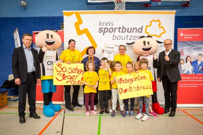 Die letzte Vorrunde der Sparkassen Kreis-Kita-Olympiade findet am Freitag, den 6. April in Radeberg, statt.