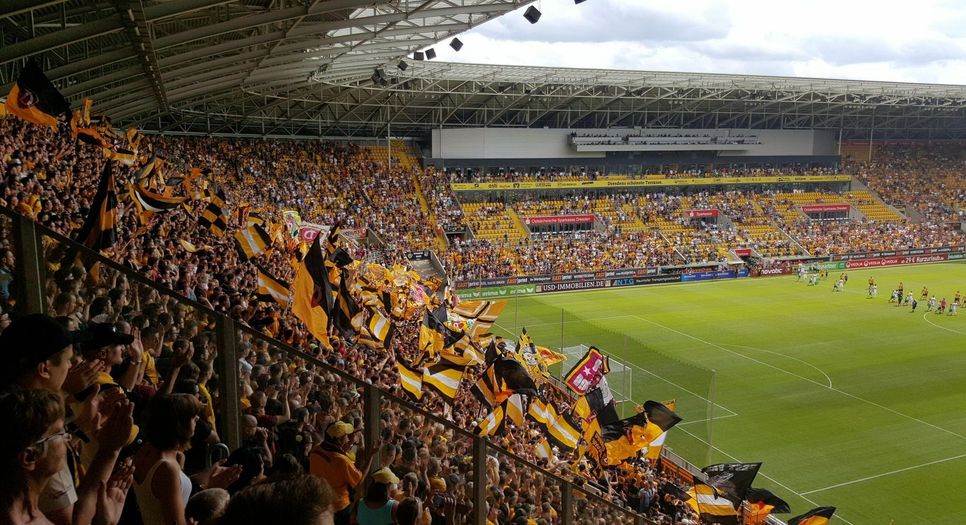 Volle Hütte auch gegen Magdeburg. Foto: Büttner