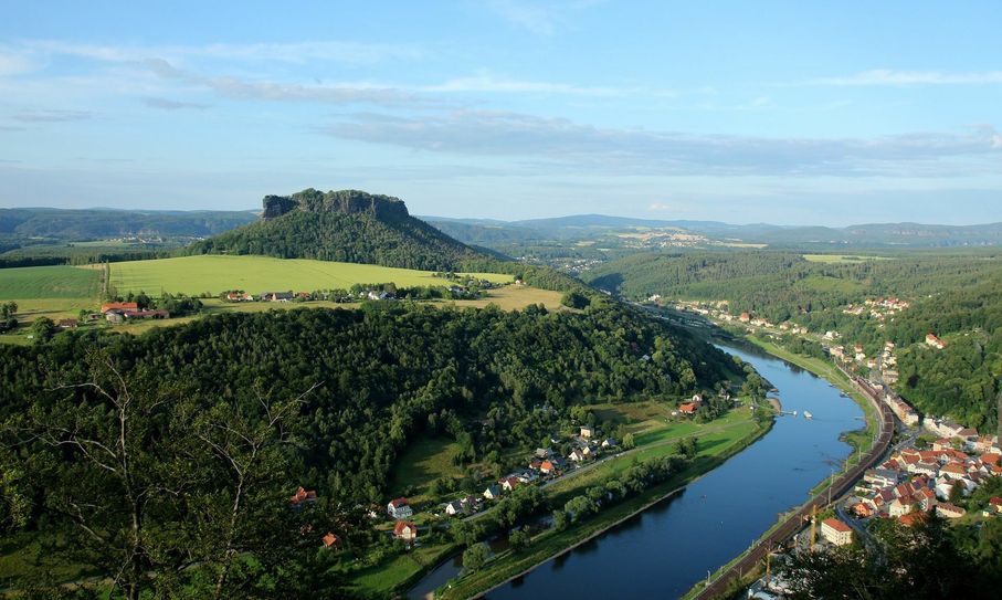 Blick zum Lilienstein. Foto: pixabay