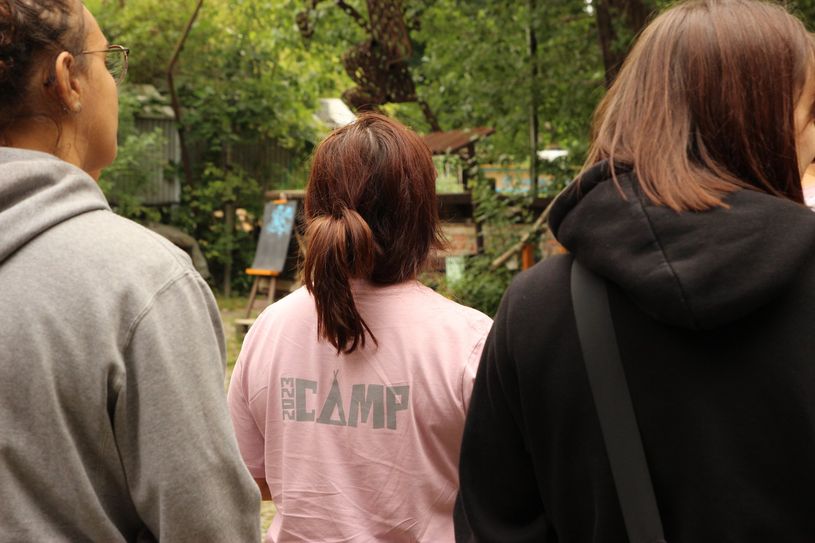 »Preparing Camp für das Fokus Festival«