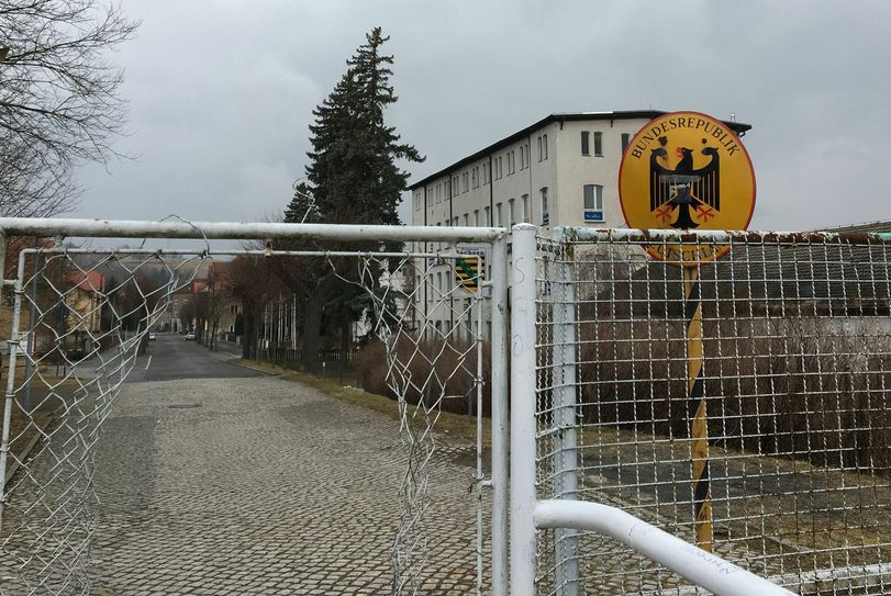 Angemeldet wurde das „Schild und Schwert-Festival“ vom thüringischen NPD-Landesvorsitzenden Torsten Heise als Versammlung.  Auf dem Gelände des Hotels Neißeblick erwartet Heise laut Anmeldung 750 Teilnehmer. Foto: tok