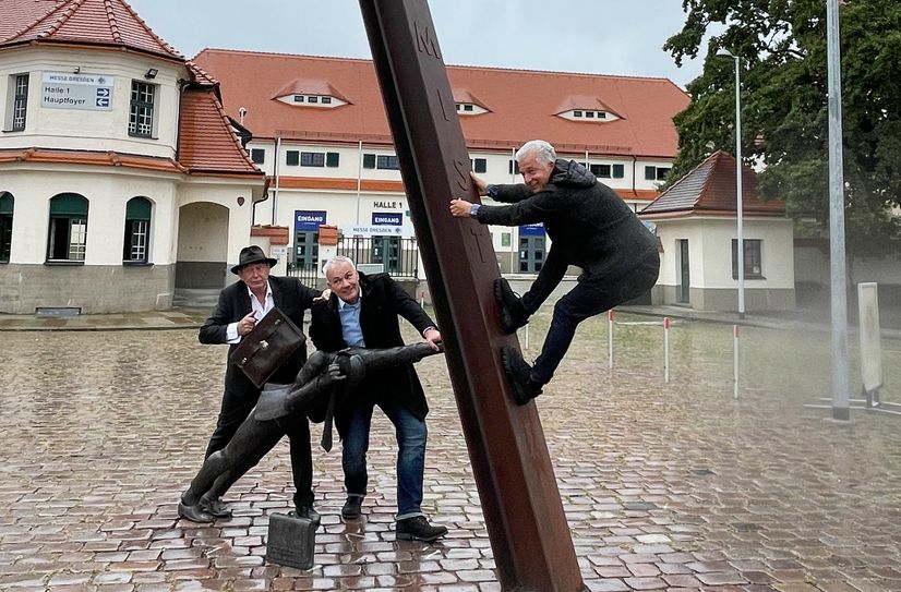 vlnr: Holger John, Markus Kluge, Peter Ufer.