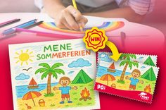 Mit etwas Glück werden Sommerferien-Erlebnisse zu Briefmarken.