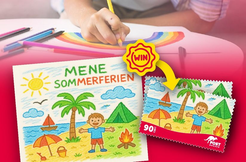 Mit etwas Glück werden Sommerferien-Erlebnisse zu Briefmarken.