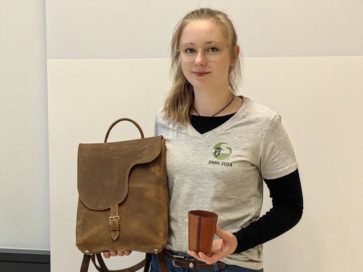 Marie Vogt (21) ist Reitsport-Sattlerin, ihre Passion hat sie schon als Kind entdeckt.