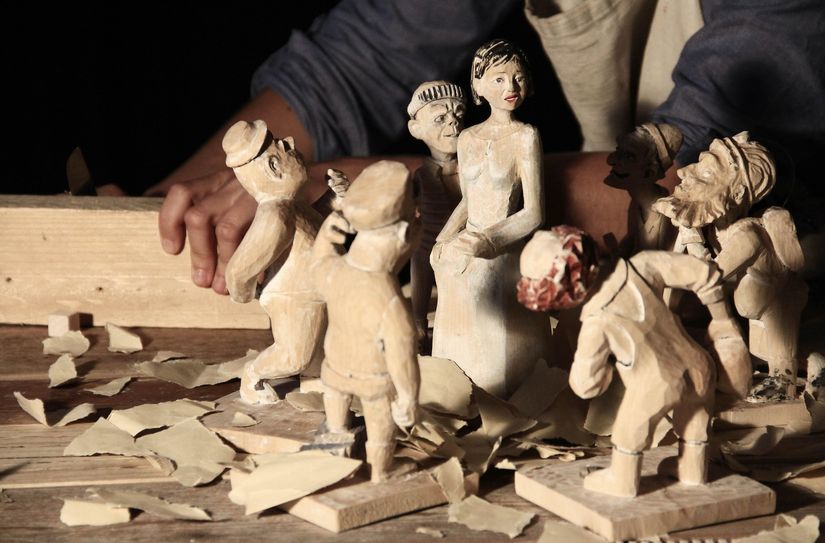Weihnachtszeit ist auch Märchenzeit. Das Museum Schloss Doberlug bittet zum Puppenspiel mit Marie Bretschneider und zeigt Schneewittchen.