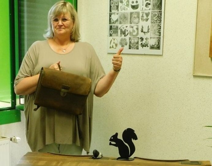 Schulleiterin Cornelia Warsönke freut sich auf ein schönes »Erinnerungsfest« zum Jubiläum.                     Foto:das