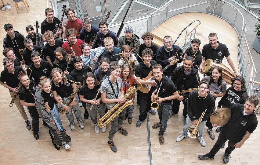Die Bigband des Dresdner St. Benno-Gymnasiums kommt am 17. Juni in das Bildungsgut Schmochtitz.