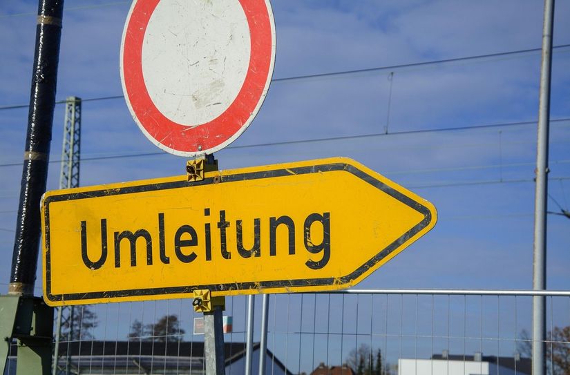Ab 14. Juli ändert sich die Verkehrsführung der Umleitung auf dem Sonnenstein.
