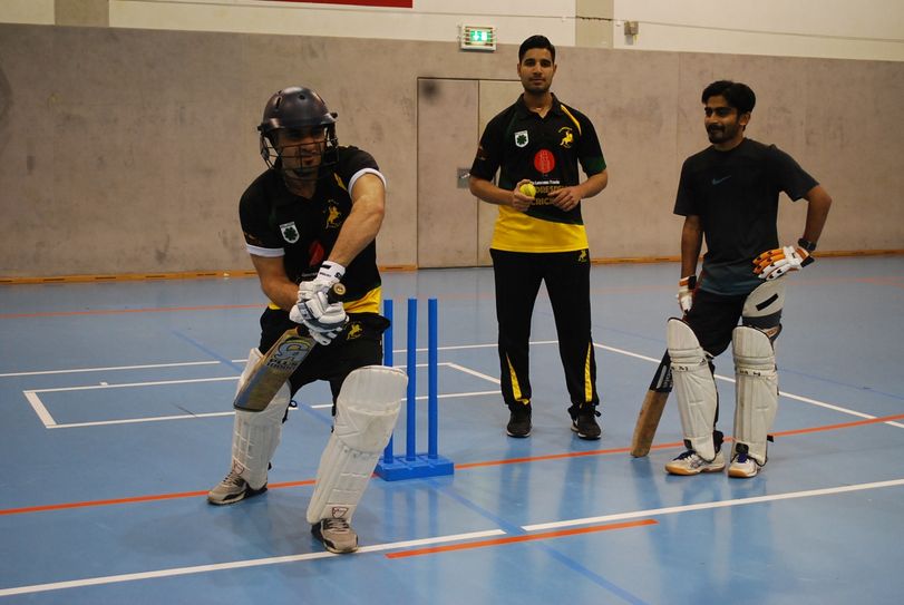 V.l.: Gulzar Rasool, Waqaz Parvez und Ajeesh Mo. Foto: Trache