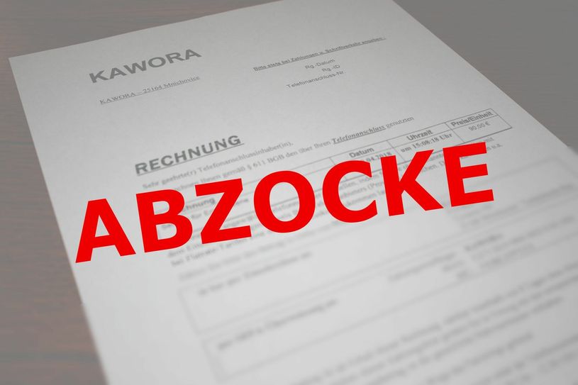 Die dubiosen Rechnungen wirken auf den ersten Blick seriös. Wer genau hinschaut, kann den Betrugsversuch aber oft schon auf den Schreiben erkennen. Hinweise sind beispielsweise eine unvollständige Absenderadresse und eine Anrede ohne den Namen des Empfängers. Foto: tok