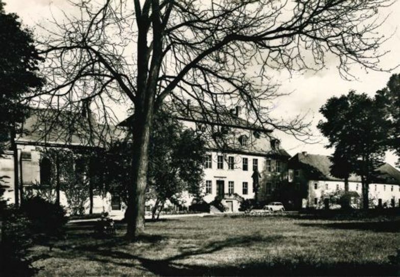 Gut Räckelwitz, historische Aufnahme (Postkarte)