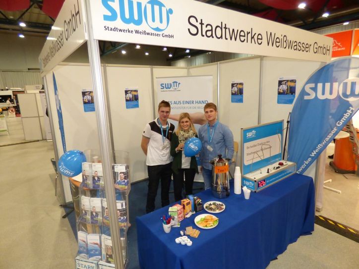 Die Stadtwerke mit ihrem Stand auf der Bildungsmesse Impuls. Foto: Stadtwerke