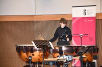 Pepe Müller eröffnete das  »Best of« Konzert an den Pauken.