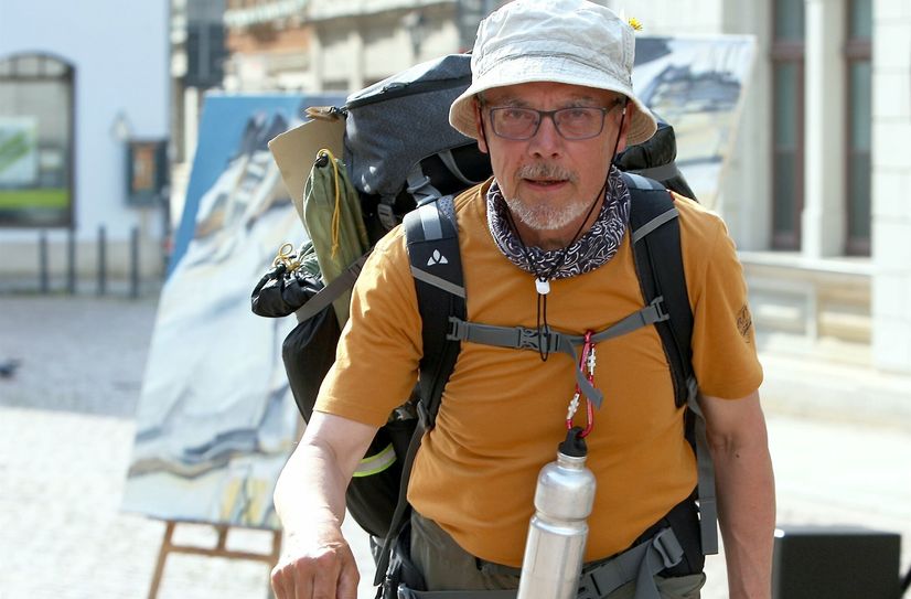 Pirnas Urgestein und Erlebnisstadtführer Wolfgang Bieberstein (74).