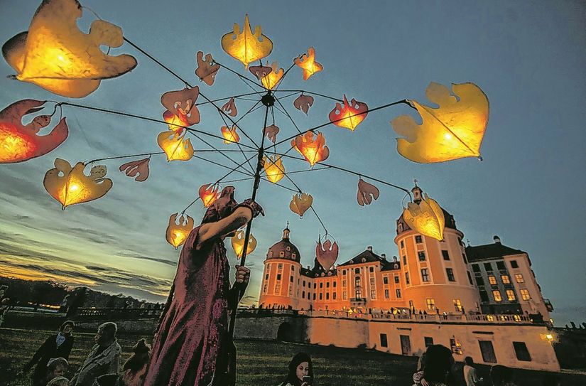 Der beliebte Lampionumzug startet am Samstag 17.30 Uhr im Rüdenhof.