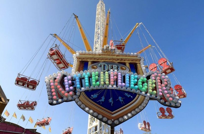 Eines der Highlights auf dem Rummel: Der Kettenflieger.
