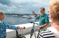 Zu den Seenlandtagen begleitet Gästeführer Heinz Müller Interessierte auf einer 40 Kilometer langen Radtour um den Senftenberger und Geierswalder See.