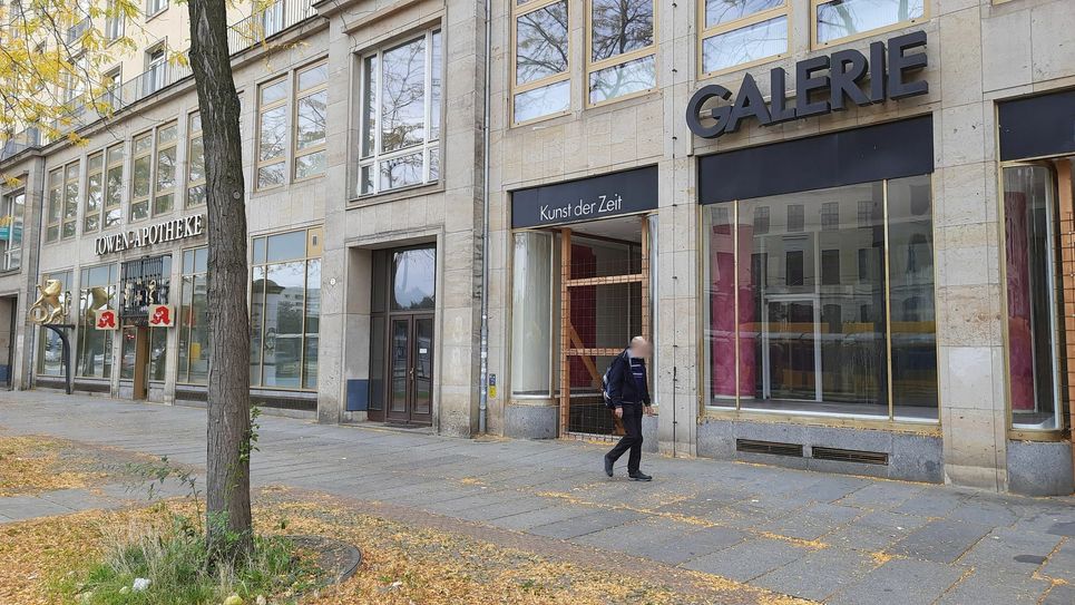 Früher war hier mehr Leben: Die Wilsdruffer Straße in Dresden bietet vor allem zwischen Pirnaischem Platz und Altmarkt einen traurigen Anblick. Foto: Pönisch