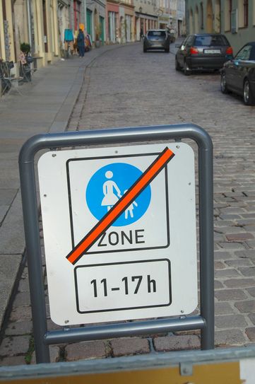 Fußgängerzone wird erst wieder im Frühjahr aktiviert. Foto: Arndt