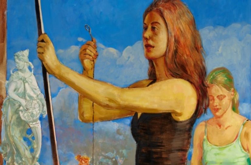 Gemälde "Diana und Orion" von Bruno Griesel.