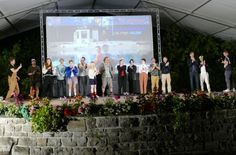 Filmpremiere auf der Schillerbühne im Forster Wehrinsel-Park.