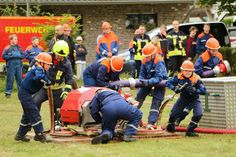 Auch beim Löschangriff in Pulsen 2022 haben die Nachwuchs-Feuerwehrmänner und -frauen gezeigt, was sie alles drauf haben.