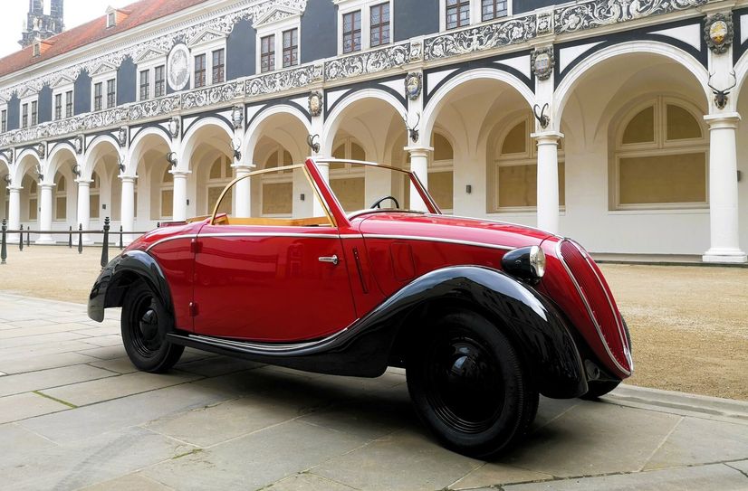 Oldtimer mit Gläser- und KWD-Karosserien kommen am 4. Mai im Verkehrsmuseum zusammen.