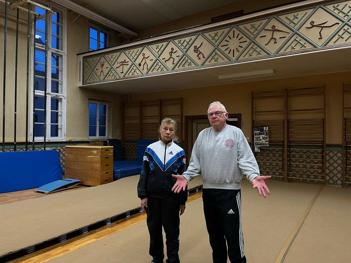 Auch Dieter Loos und Inge Kaule von der Finsterwalder Turnerschaft e.V. sind ratlos,  esfehlen Führungswillige für Vorstands- und Trainingsarbeit. Foto: Grace Ippie Lebedies
