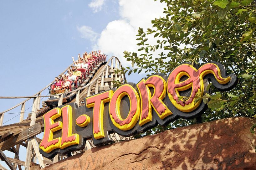 Die Holzachterbahn „El Toro“ sorgt für Spaß in den Sommerferien. Foto: Freizeitpark Plohn