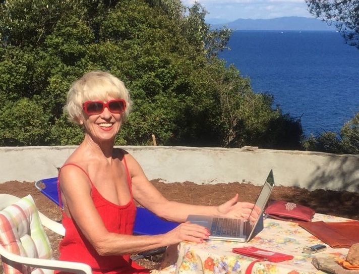 in ihrem Urlaub auf der Insel Elba (Foto privat)